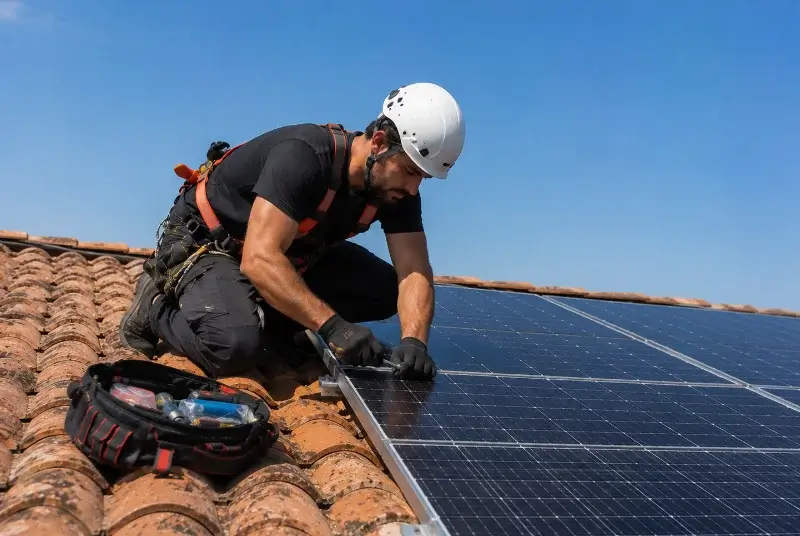 Maintenance et monitoring de panneaux solaires à la Garde